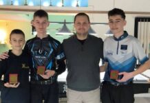 Aleksa Vrhovac prvak države u 9-tki, Stefan Dljača treći