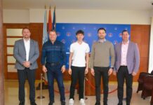 Gradonačelnik Prijedora organizovao prijem za Danila Vukotića