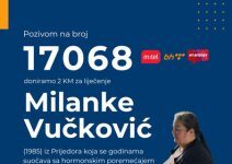 Humanitarna akcija: Pozovite 17068 za liječenje Milanke Vučković iz Prijedora