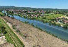 Počelo uređenje obale Sane – Pripremni radovi na izgradnji novog i modernog šetališta