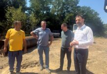 Gradonačelnik obišao radove na izgradnji kanalizacione mreže u Omarskoj – projekat vrijedan milion KM