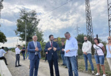 Minić u Tukovima obilazi novoizgrađeni sistem zaštite od poplava